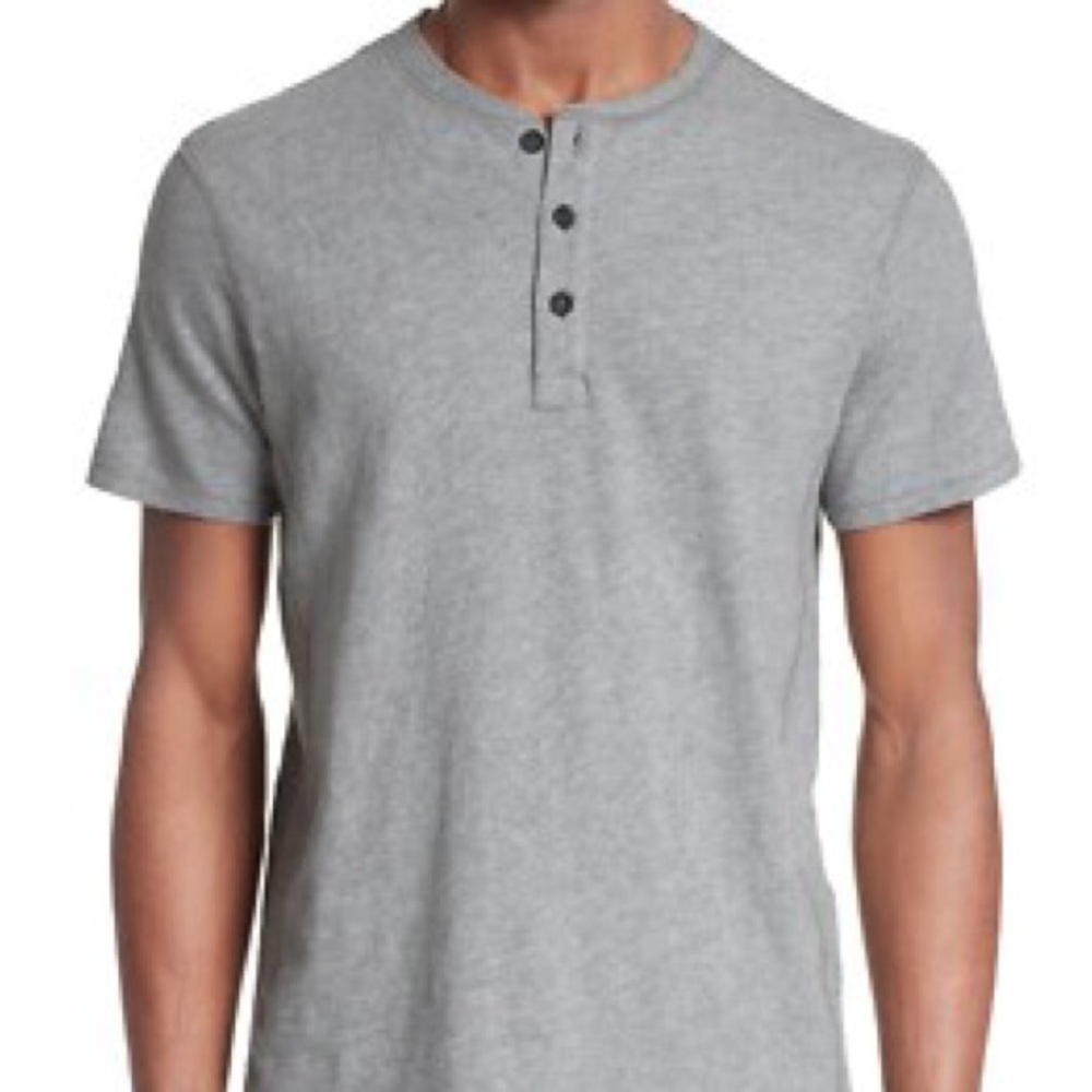 rag & bone short-sleeve crewneck henley